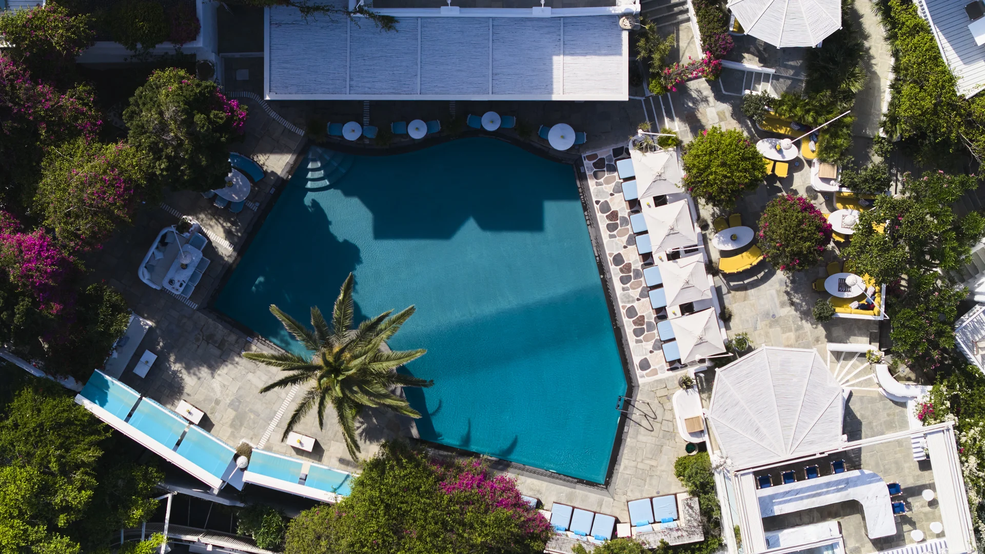 Aerial pool top