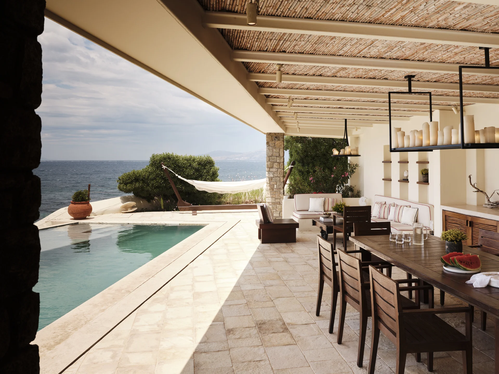 Villa living sea view