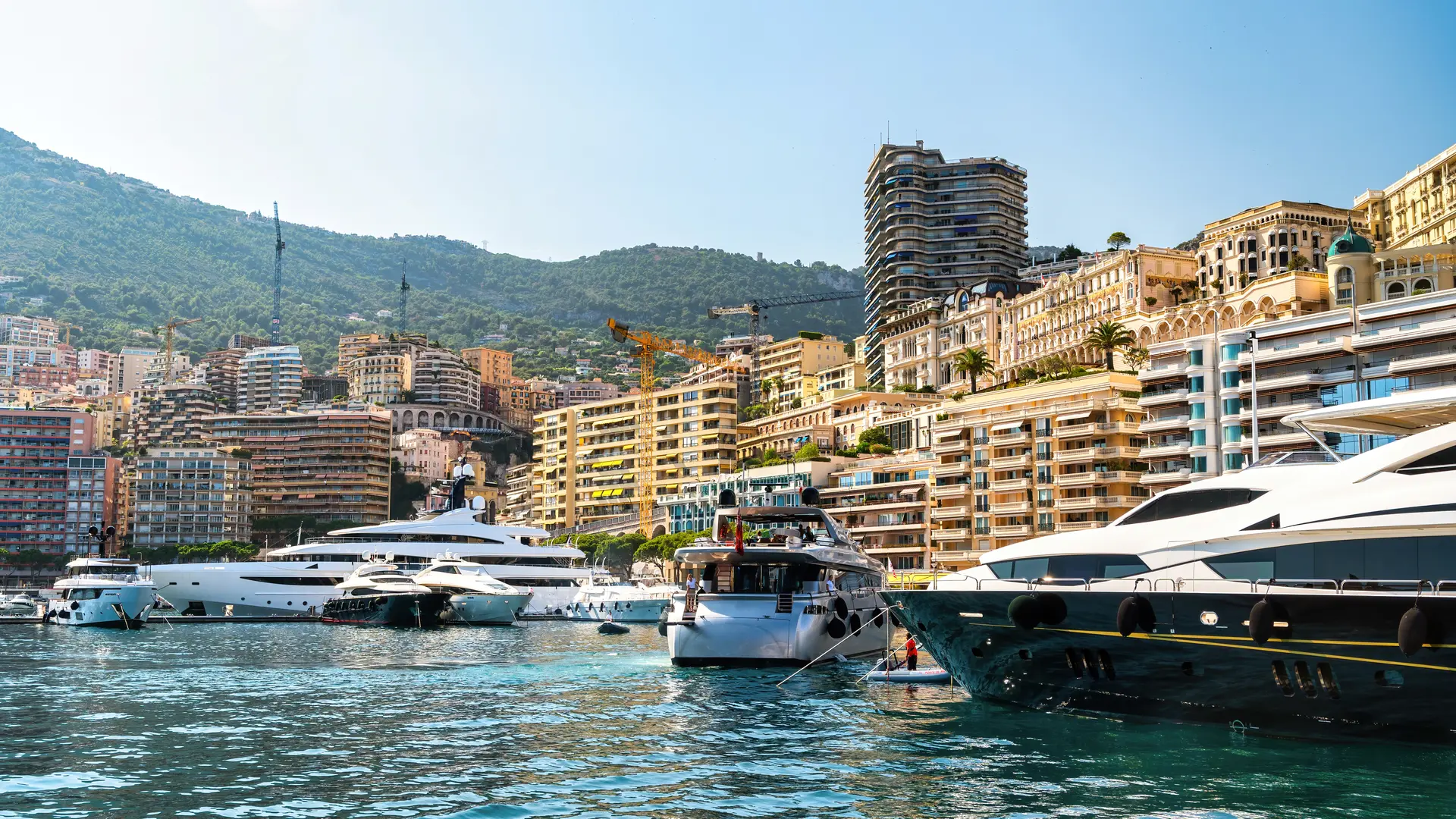 Monaco French Riviera superyachts harbour