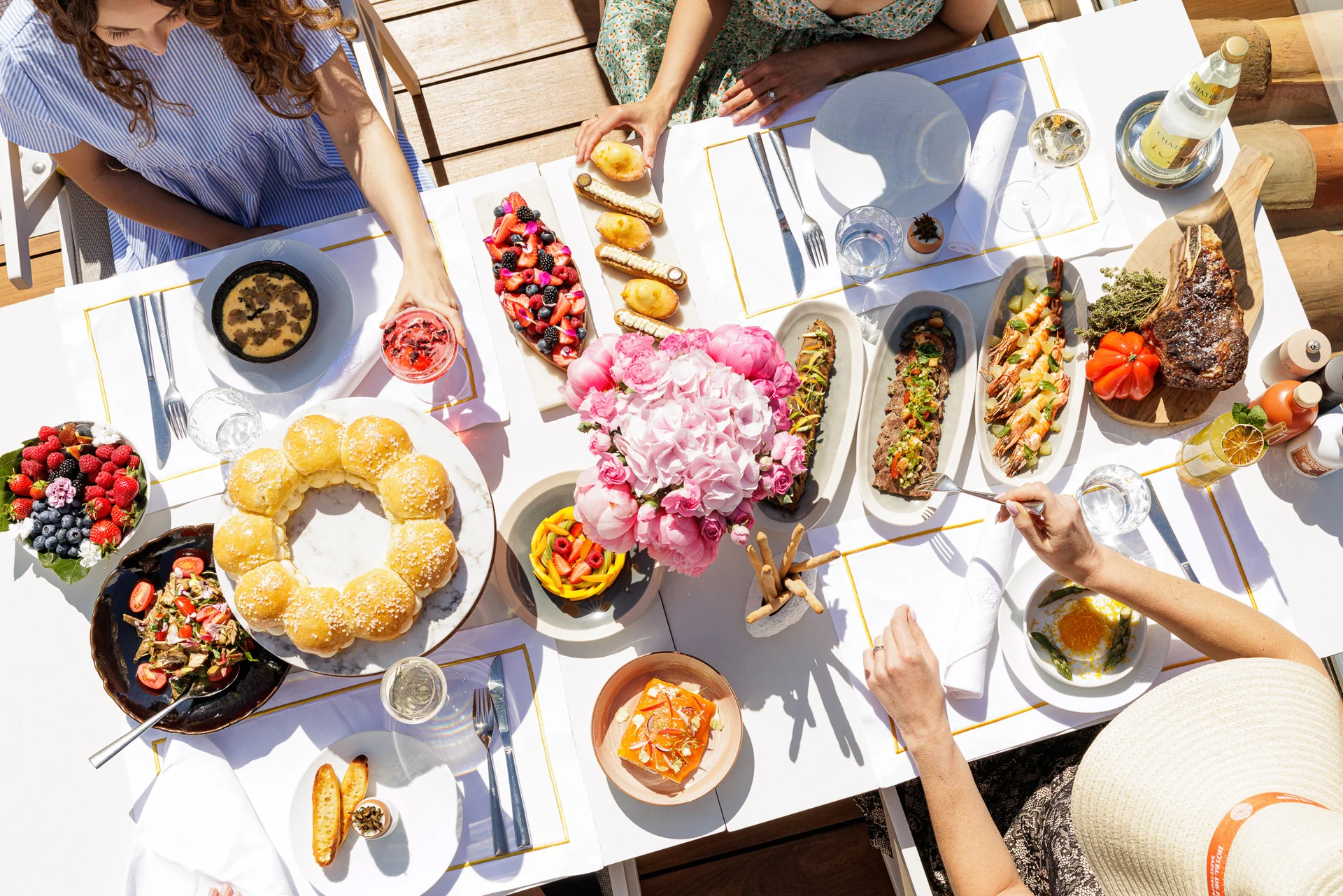 Brunch table