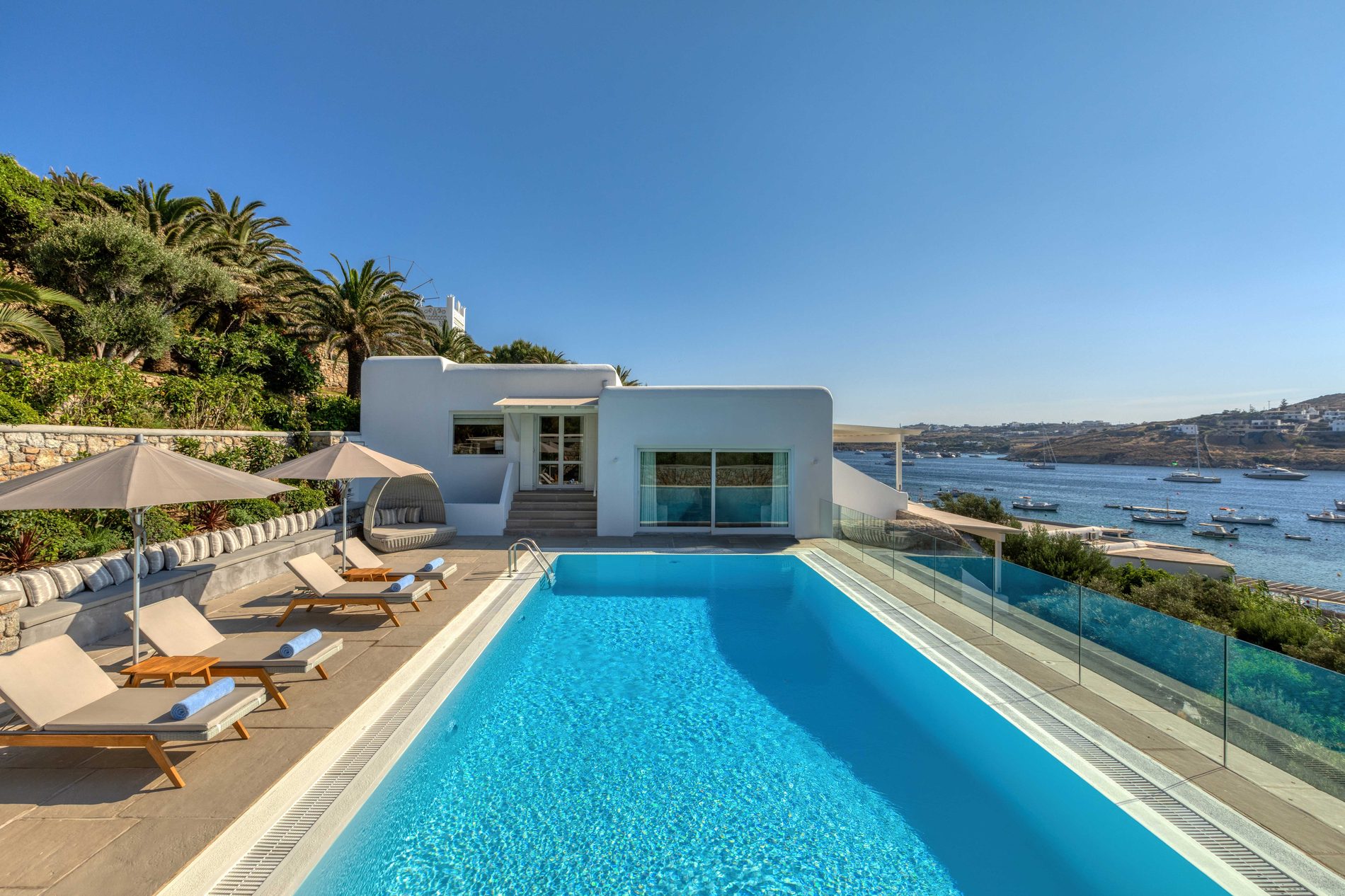 Villa Turquoise with private pool, Santa Marina Mykonos